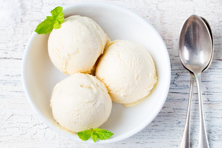 receta helado casero vainilla