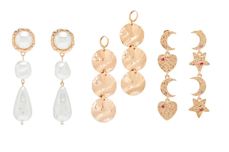 pendientes grandes de stradivarius