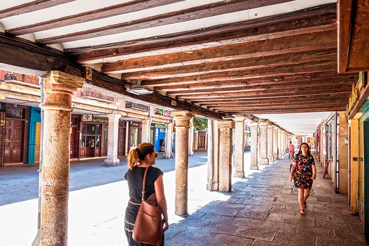 Calle mayor en Alcalá de Henares