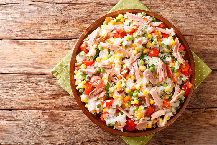 ensaladas originales con arroz