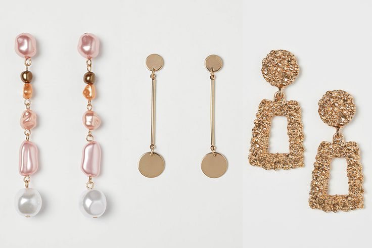 Pendientes grandes H&M