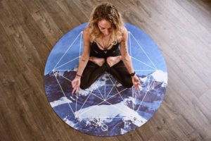 Postura de yoga loto