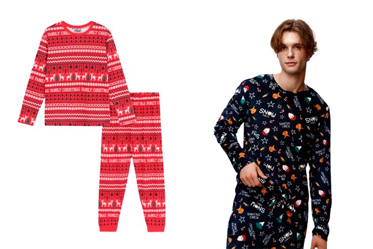 pijama navideño hombre lefties