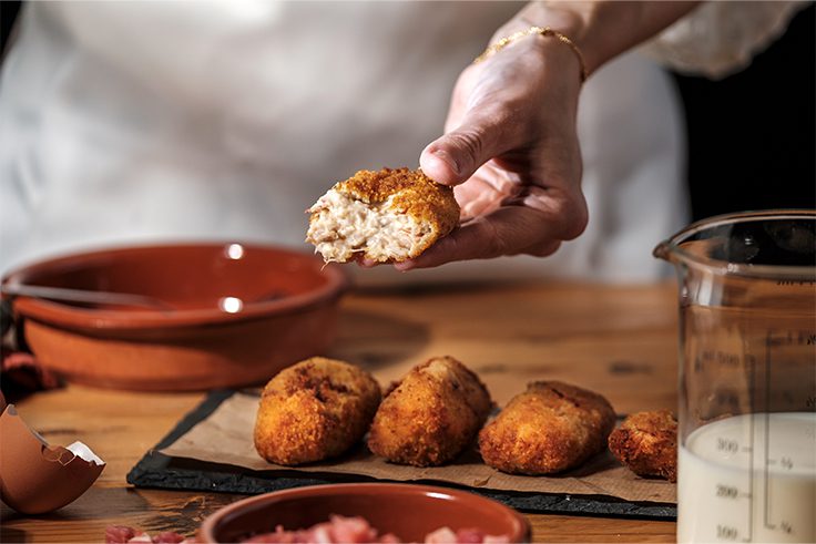 recetas con pollo croquetas 