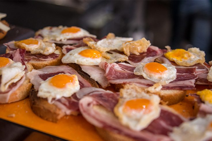 recetas de tostas con jamon