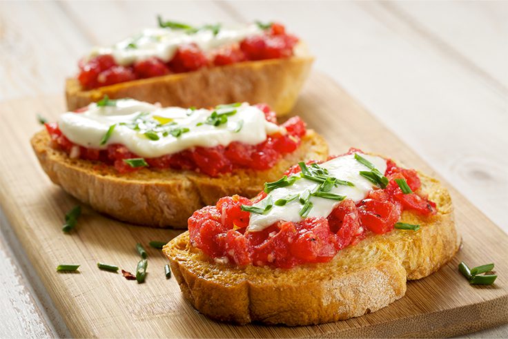 recetas de tostas tomate