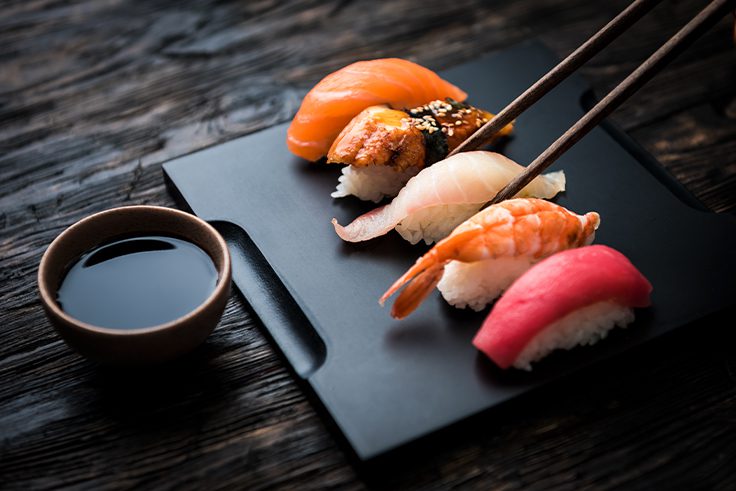sushi casero nigiri