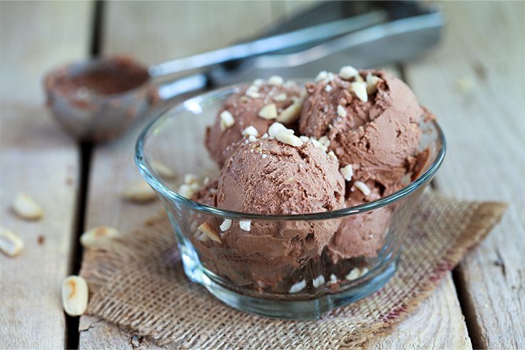 receta helado casero chocolate