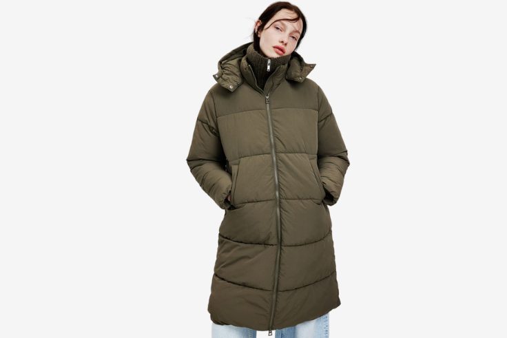 abrigo-puffy-largo-mujer abrigo puffy largo acolchado mujer