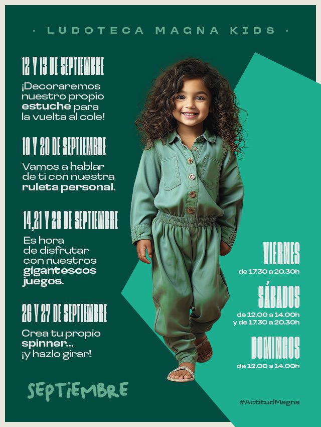 LUDOTECA MAGNA KIDS SEPTIEMBRE 2025