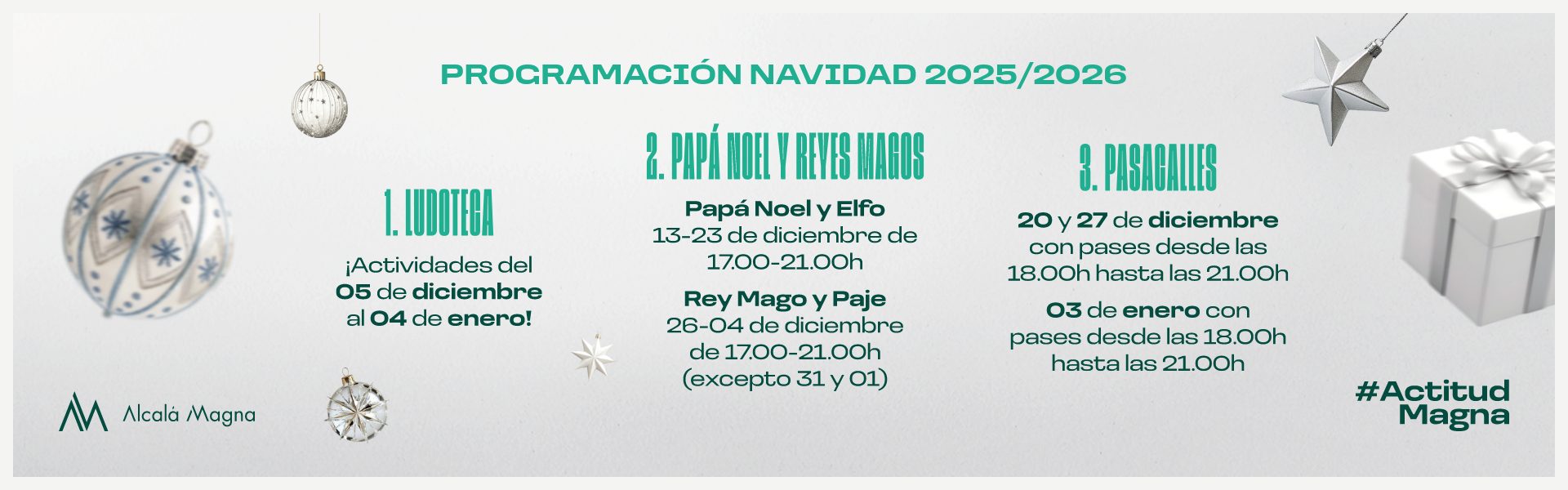 Programación Navidad 2025